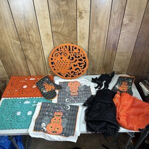 Halloween Decoration Assorted Lot Table Kitchen Decor